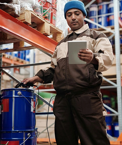 Trabajador usando la plataforma TFM - Cuadro 1
